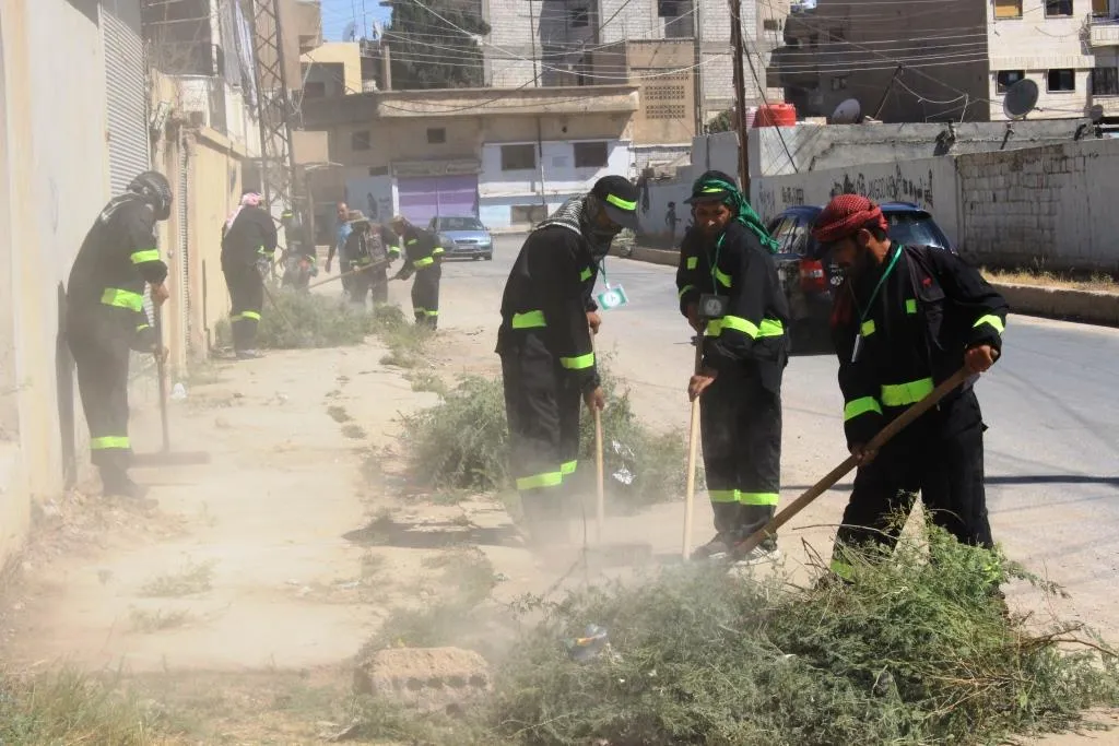حملة نظافة شاملة في الناحية الغربية لمدينة قامشلو