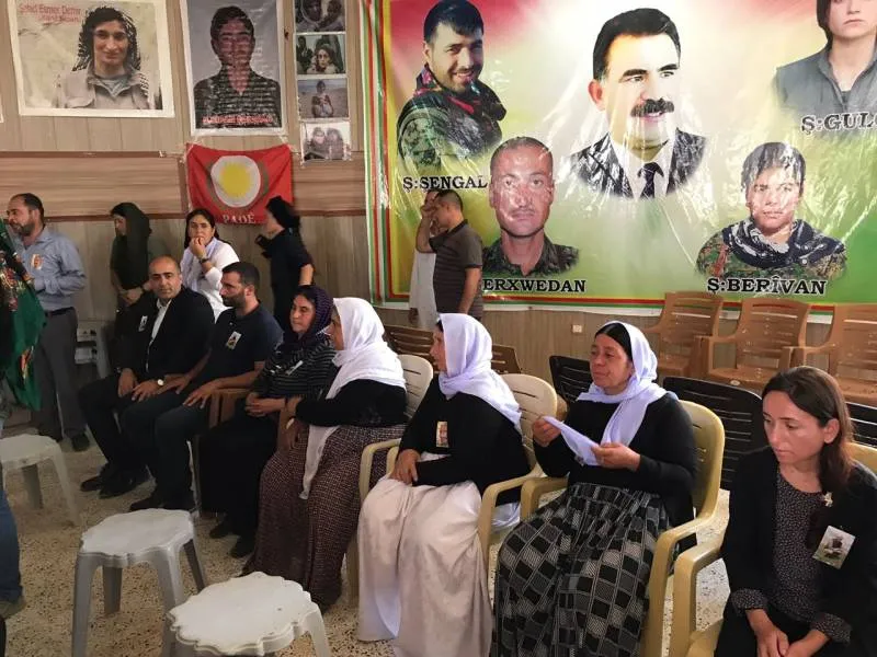 عائلة الشهيد مام زكي شنكالي تصل إلى شنكال
