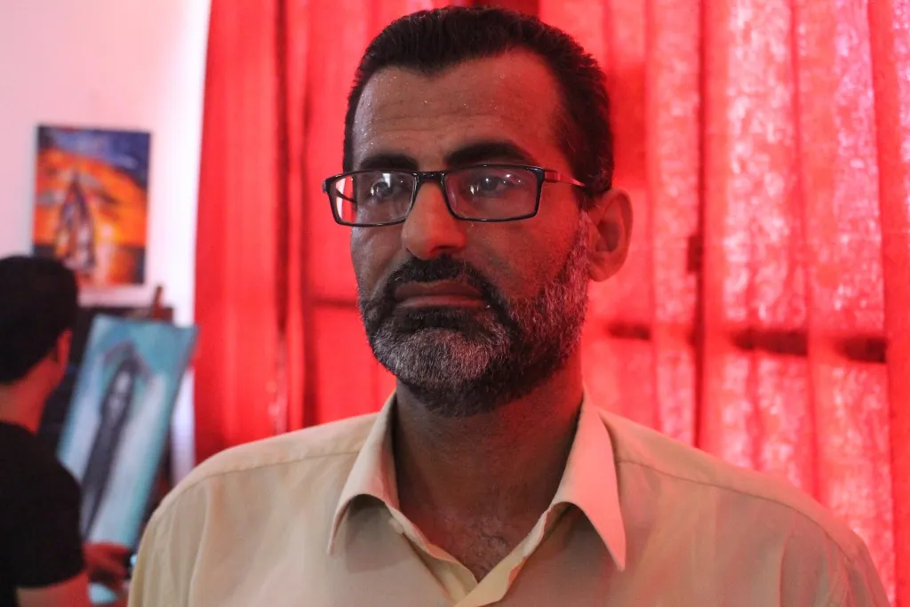 لوحة ثلج شاهدة على نيران حرب منبج