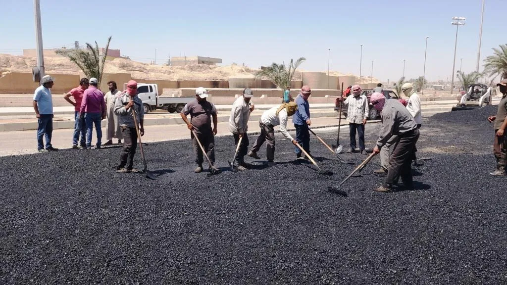 عمل مكثف لبلدية الرقة قبل حلول العيد