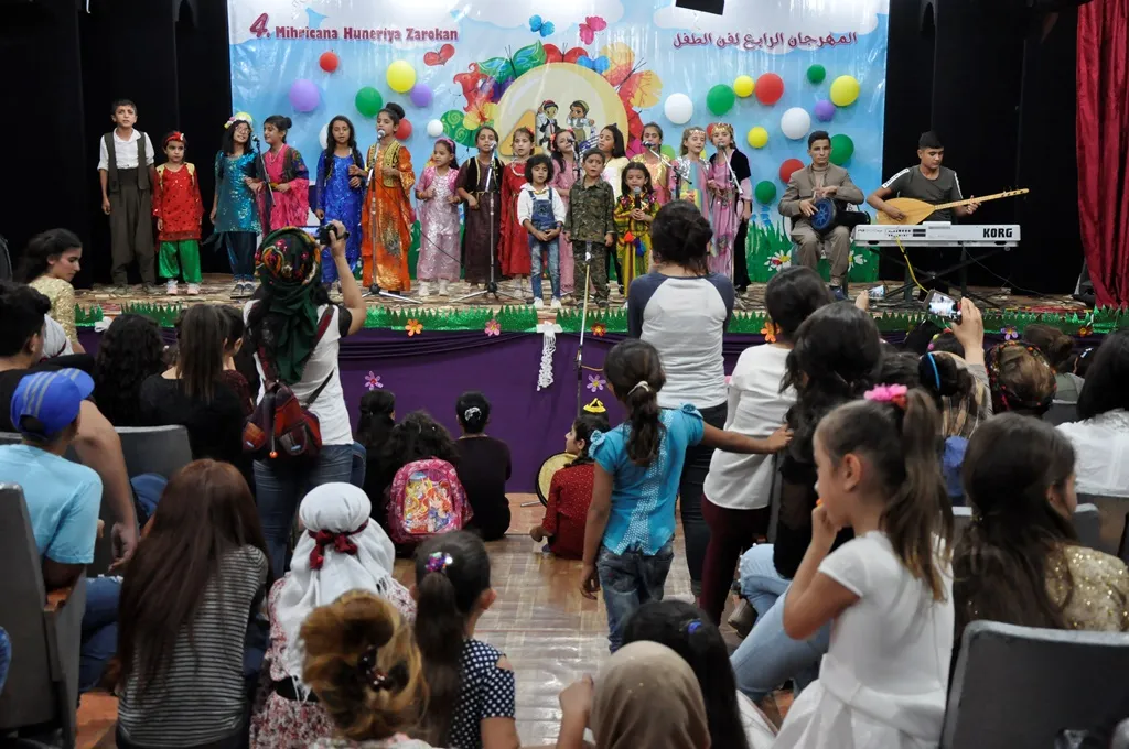 المهرجان الرابع للأطفال يبدأ في سري كانية