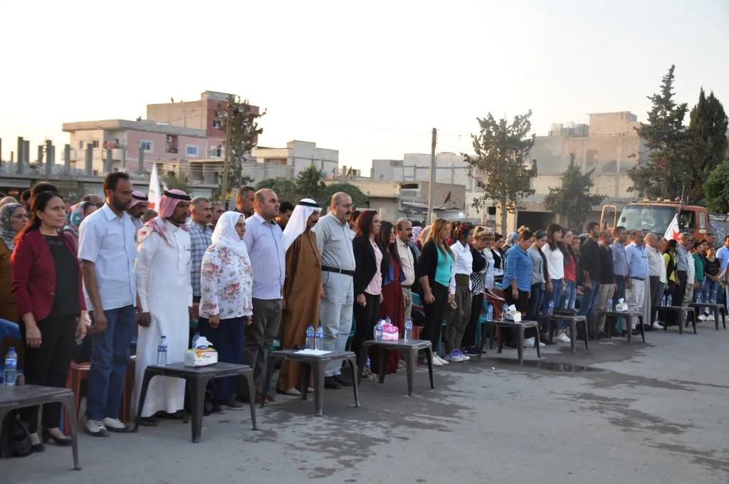 الاحتفال بذكرى تأسيس PYD في كوباني