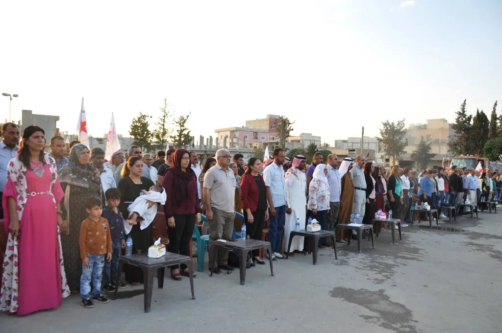 الاحتفال بذكرى تأسيس PYD في كوباني