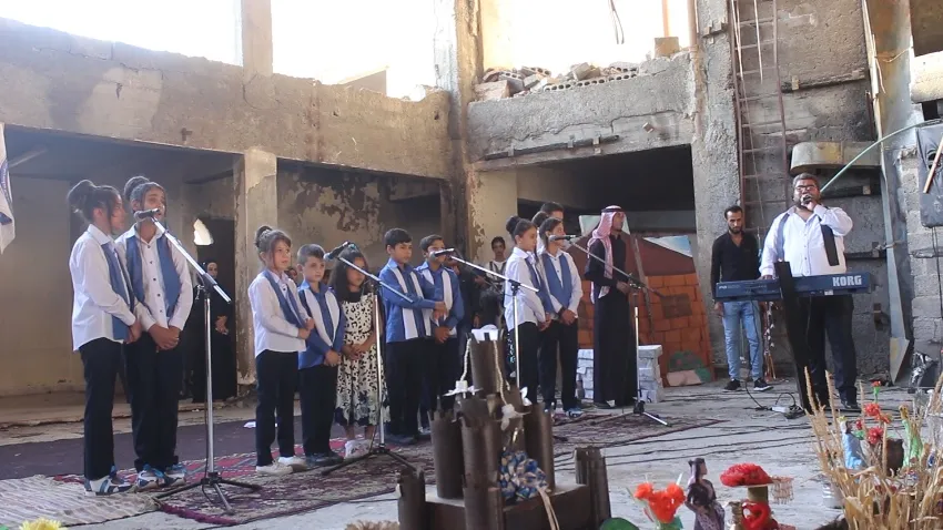 الفن في الطبقة يحيا من وسط الدمار