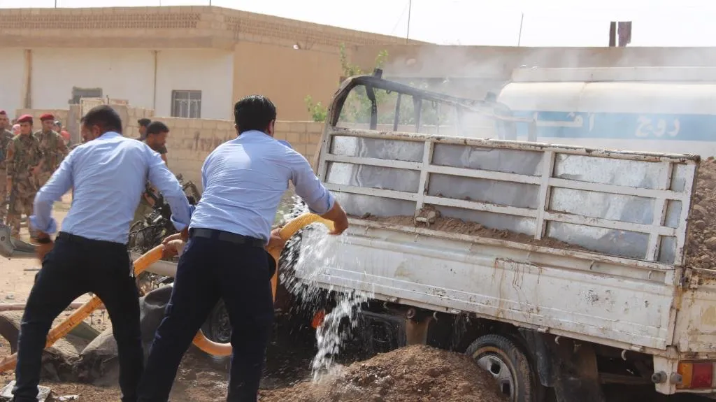 انفجار سيارة في تل حميس يودي بحياة السائق وإصابة طفلين بجروح