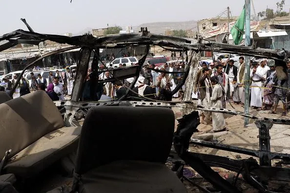 رايتس ووتش: غارة التحالف بقيادة السعودية يبدو أنها "جريمة حرب"