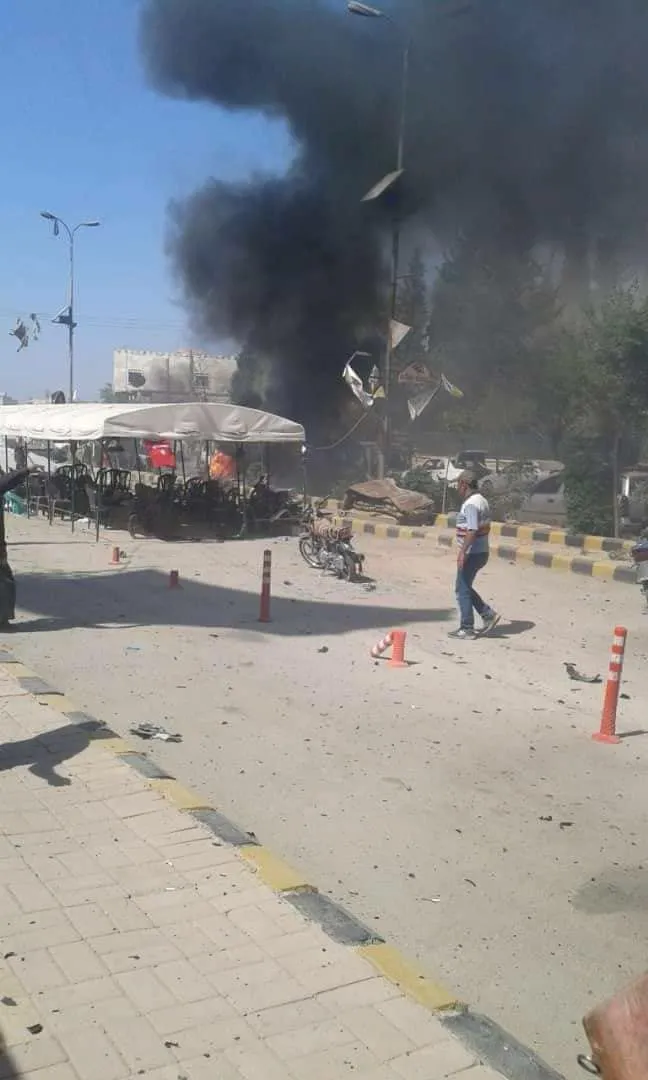 انفجار في أعزاز يستهدف اجتماع لجيش الاحتلال التركي وشيوخ عشائر