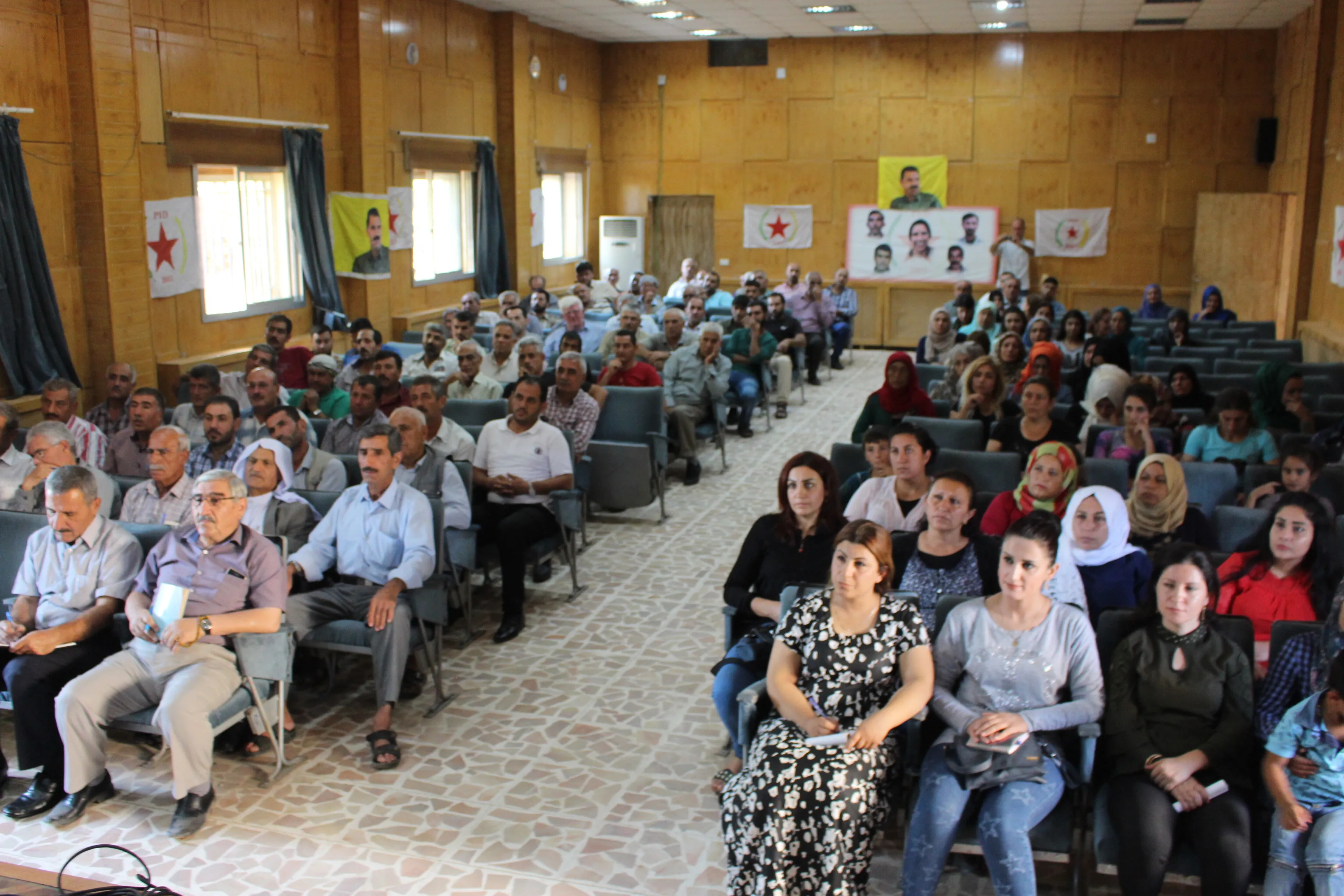 في ذكرى تأسيس PYD اجتماعين منفصلين في  ديرك و تربه سبيه