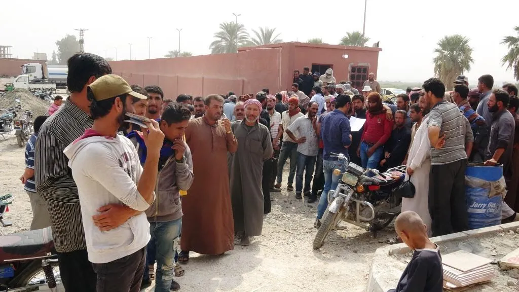 بلدية الشعب في الرقة تجري مسابقة لتوظيف40 عامل نظافة