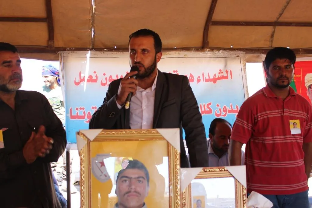 "أبناء المنطقة ضحوا بأرواحهم من أجل بناء مجتمع حر وديمقراطي"