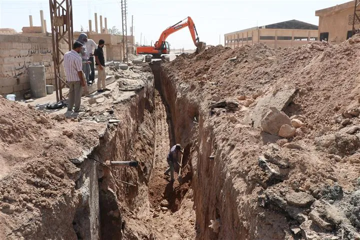 البدء بصيانة شبكات الصرف الصحي في الشدادي