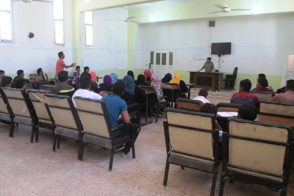 افتتاح الدورة الـ 6 في معهد الشباب العلمي للتأهيل والتدريب