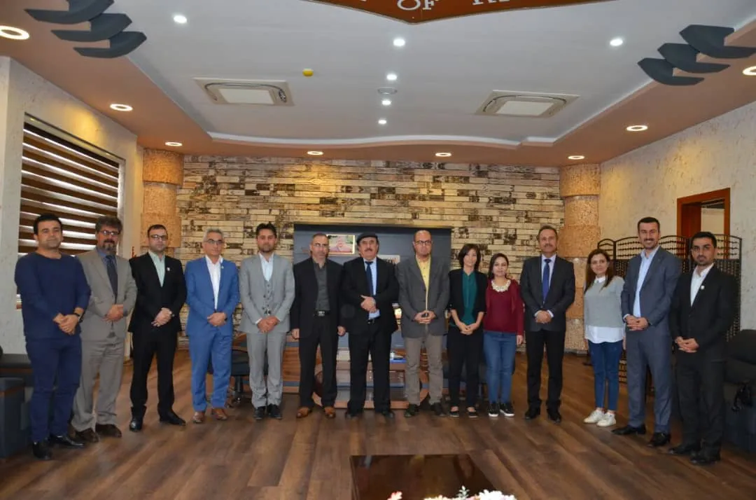 وفد جامعات روج آفا يزور جامعة رابرين بباشور
