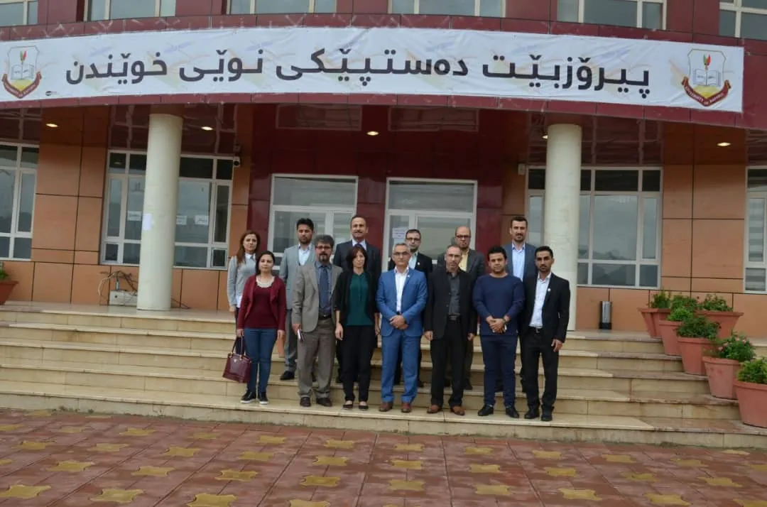 وفد جامعات روج آفا يزور جامعة رابرين بباشور