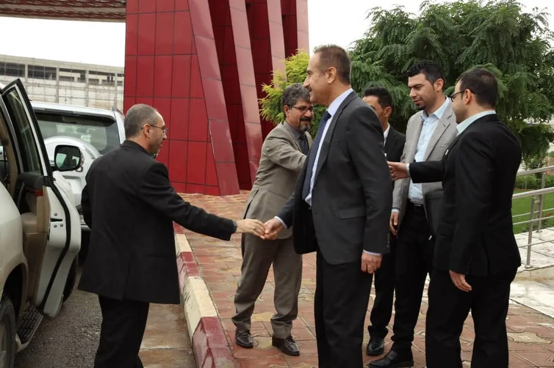 وفد جامعات روج آفا يزور جامعة رابرين بباشور