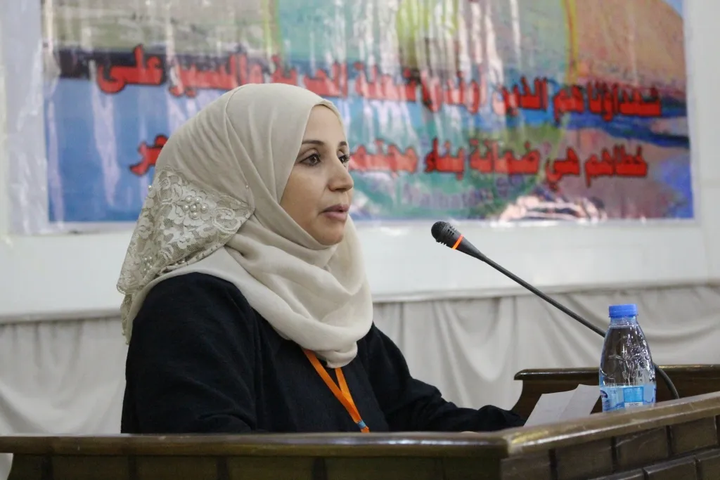 كلمات في كونفرانس عوائل شهداء منبج تؤكد السير على درب الشهداء لمواجهة التهديدات