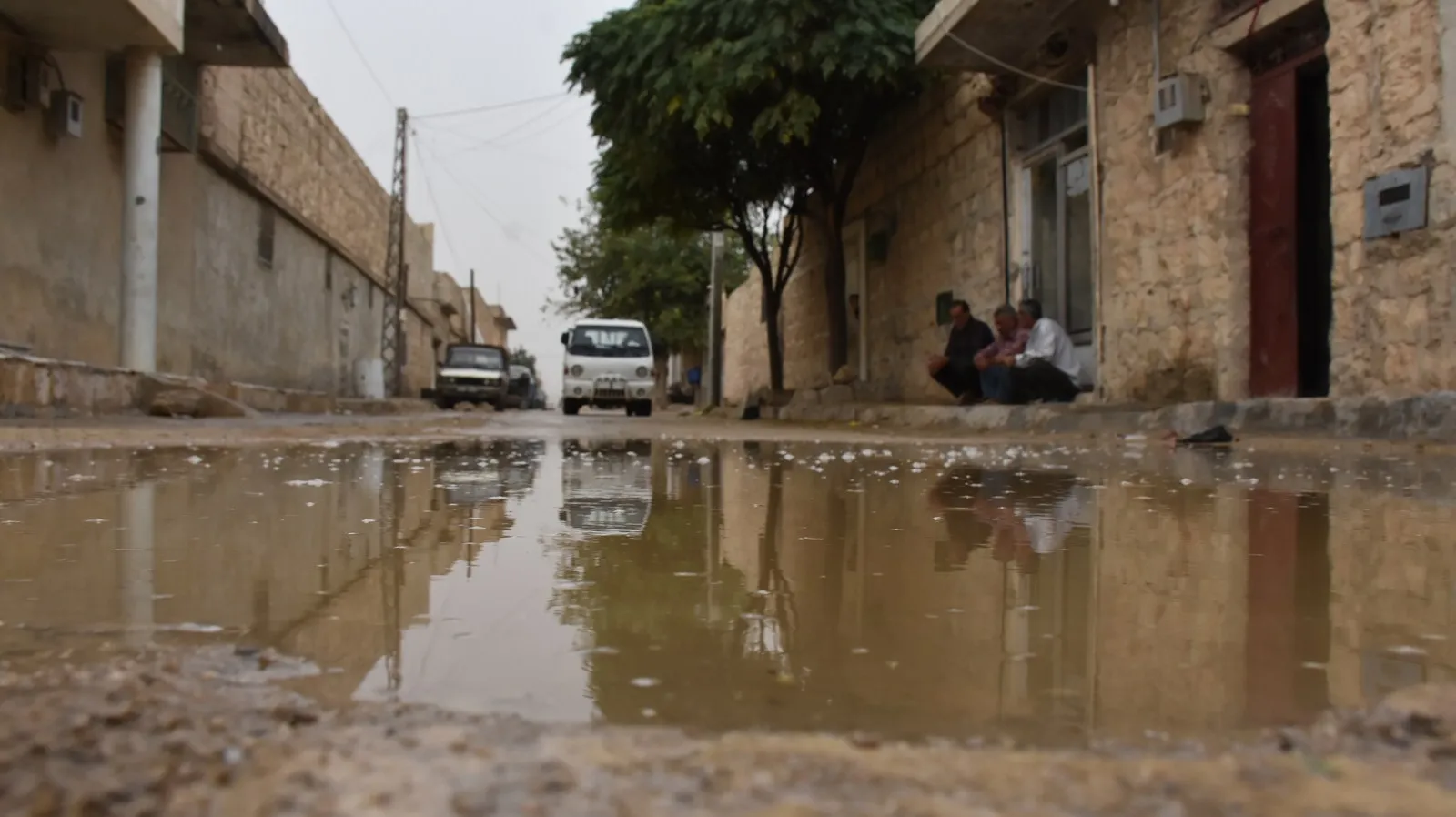 الأمطار الخريفية بدأت بالهطول في الشهباء