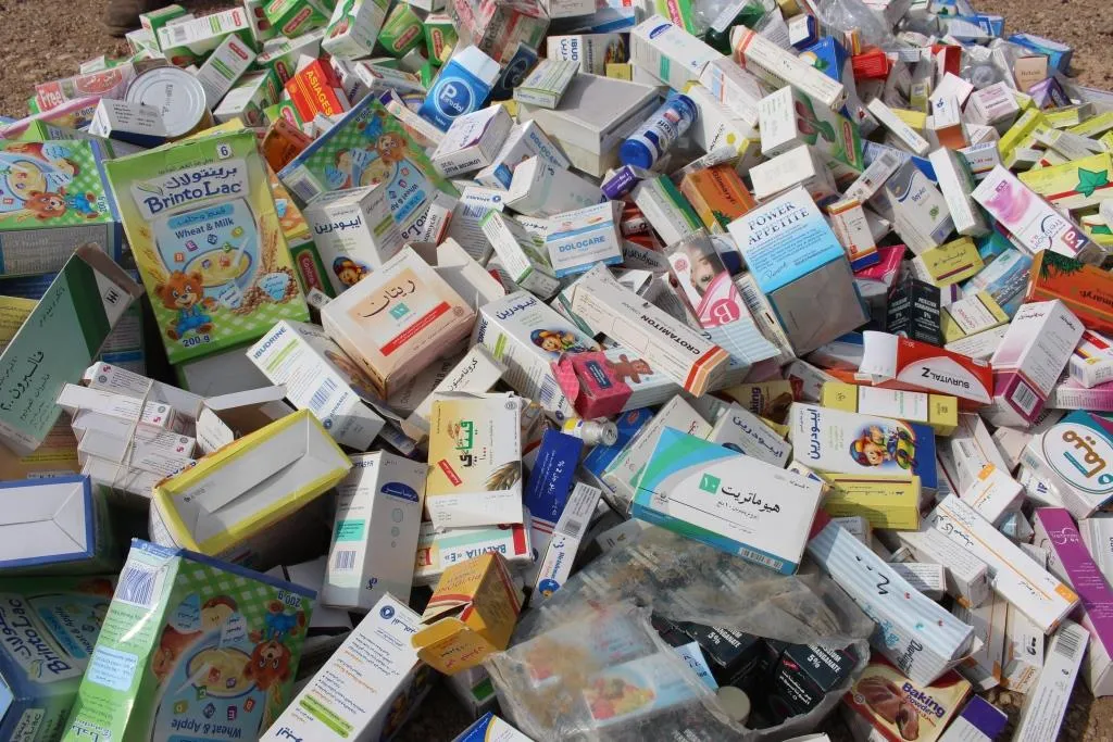لجنة الصحة في تل براك تتلف كمية من الأدوية المنتهية الصلاحية