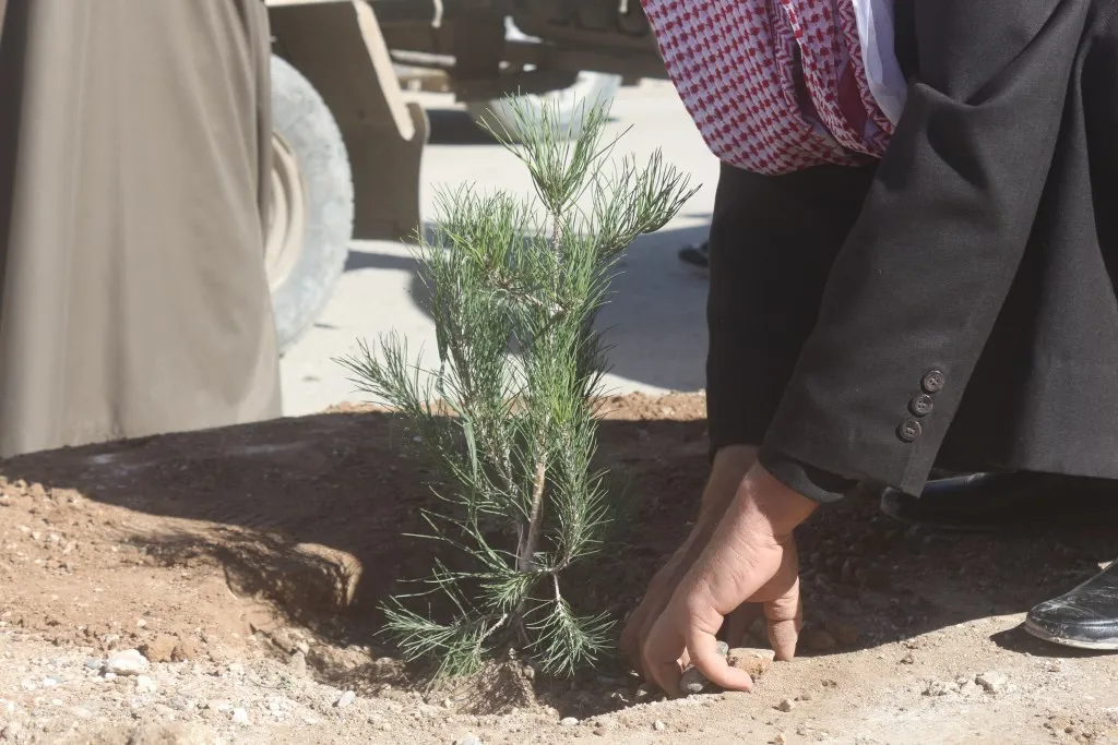 حملة تشجير للحفاظ على البيئة