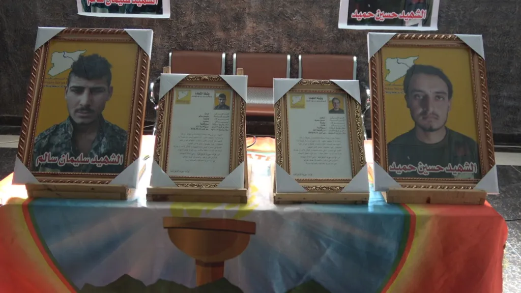 سريه كانيه تستذكر اثنين من شهدائها في مراسم غيابية