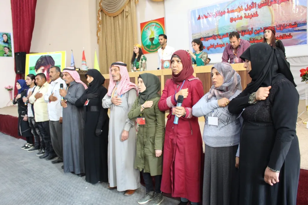 الإعلان عن تشكيل مجلس عوائل شهداء منبج في ختام الكونفرانس التأسيسي
