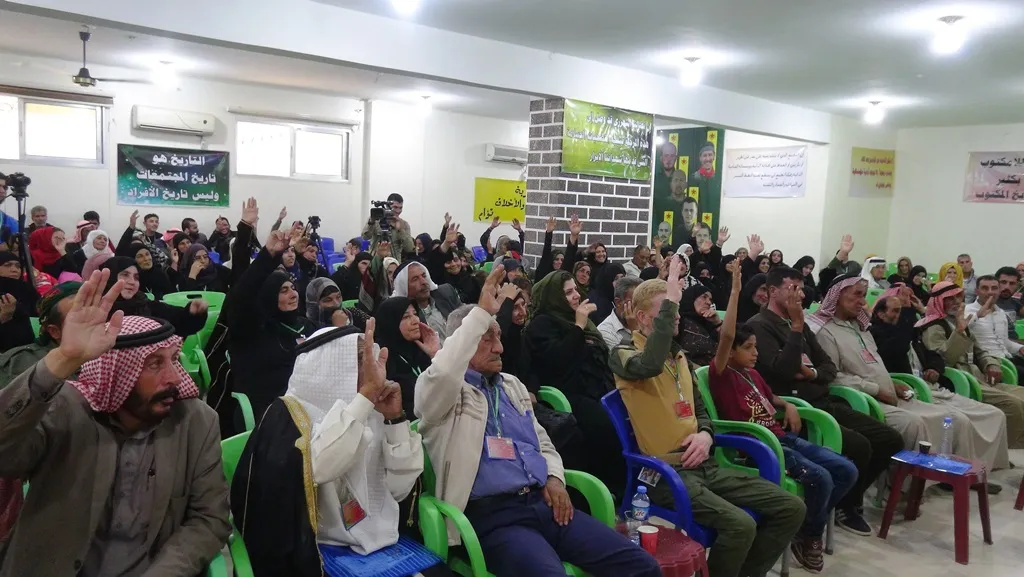 الجلسة الختامية لكونفرانس مجلس عوائل الشهداء تقر النظام الداخلي