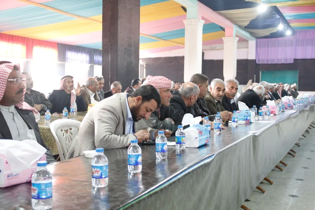 وجهاء وعشائر سريه كانيه استنكروا العدوان التركي ضد شمال سوريا