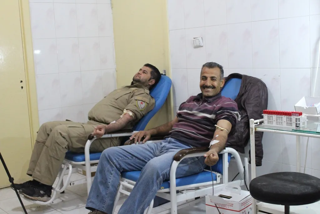 "معاً لمحاربة التلاسيميا"...عنوان حملة للتبرع بالدم في منبج