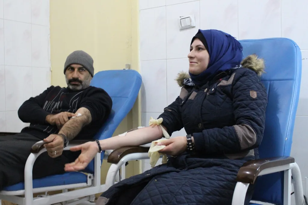"معاً لمحاربة التلاسيميا"...عنوان حملة للتبرع بالدم في منبج