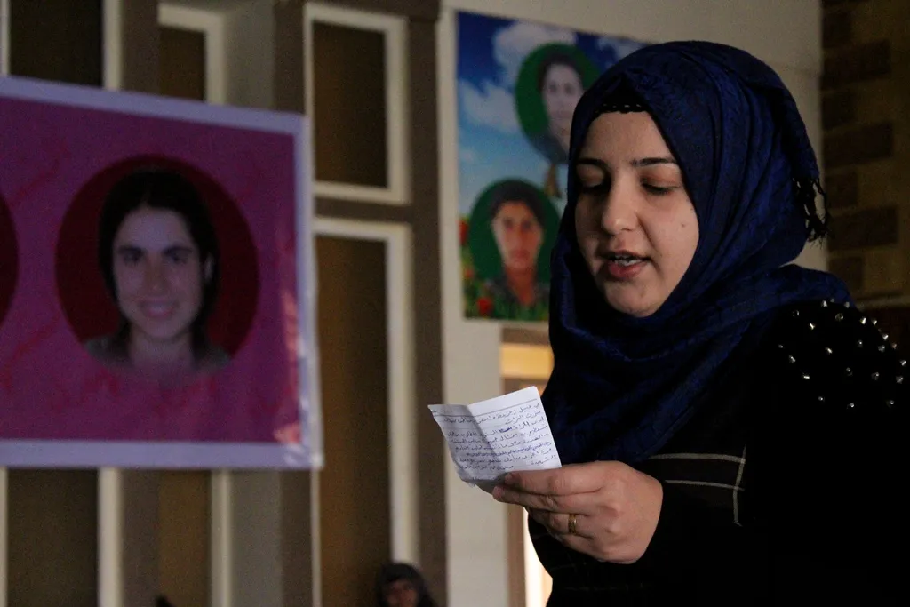 الرئيسة المشتركة للمجلس التشريعي في الطبقة تندد بممارسات الطاغية أردوغان