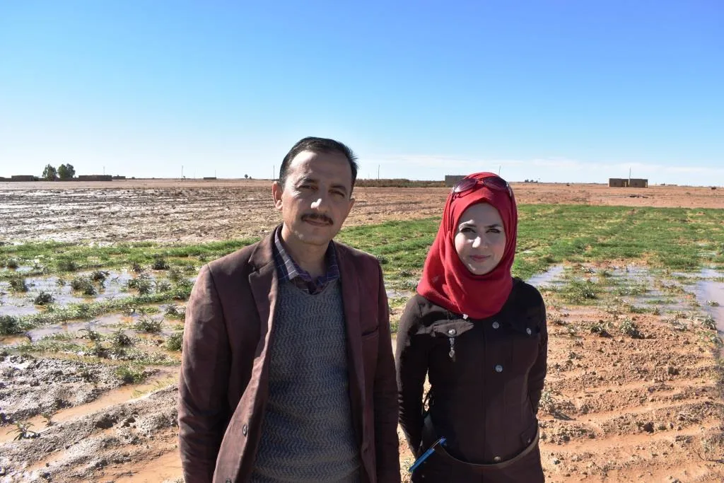 لجنة الزراعة في دير الزور تشكل لجنة لتفقد أضرار العاصفة المطرية