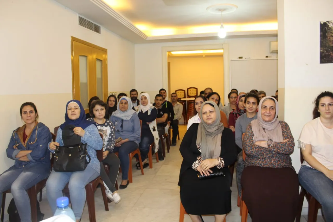 محاضرة عن العنف ضد المرأة في بيروت