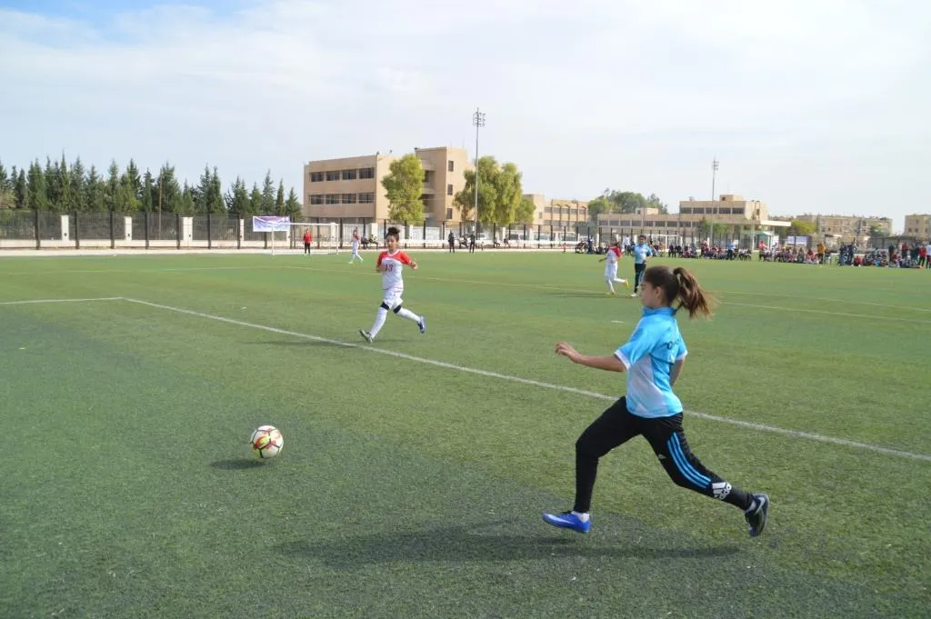 نادي قامشلو للسيدات بطل أول دوري لكرة القدم في إقليم الجزيرة