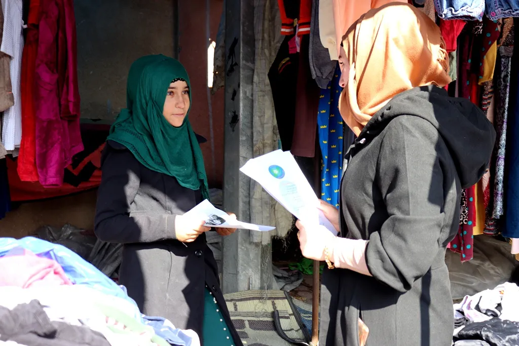 مكتب تنظيم المرأة يبدئ نشاطه الأول استعداداً ليوم مناهضة العنف ضد المرأة