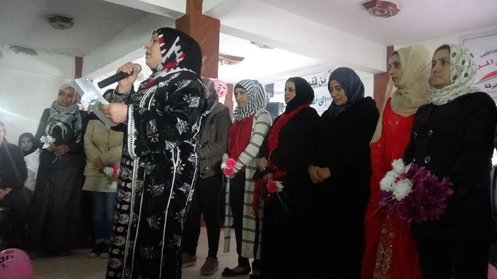 لأول مرة نساء الرقة يستذكرن اليوم العالمي لمناهضة العنف ضد المرأة