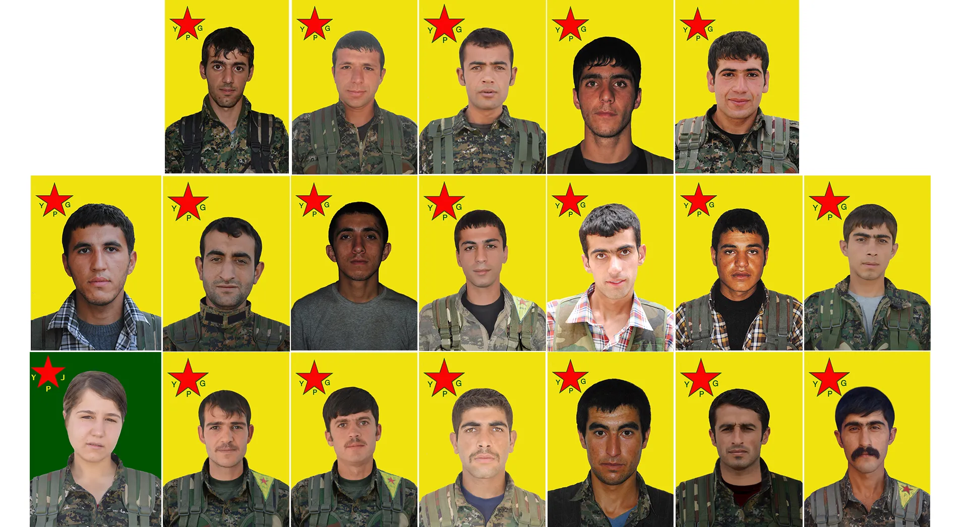 YPG تكشف هوية عدد من الشهداء استشهدوا خلال عام 2014