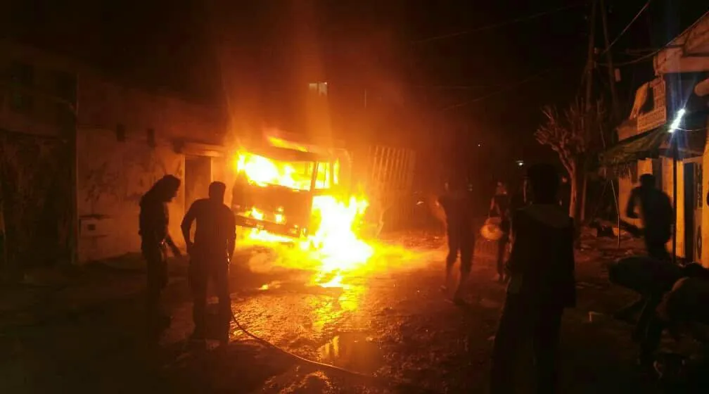 انفجار سيارة مفخخة في جندريسه