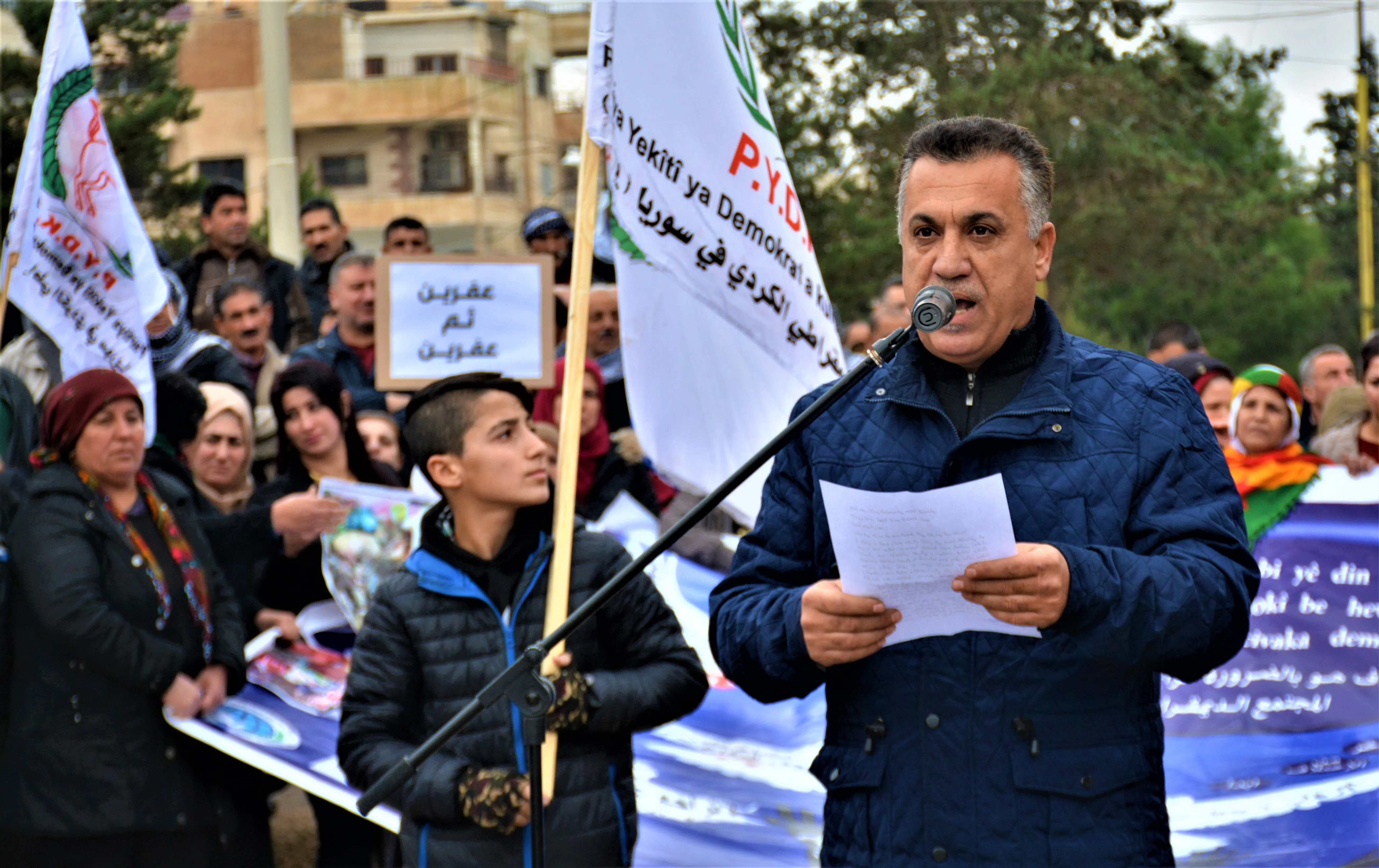 تركيا ومرتزقتها يغيرون هوية عفرين وفق  مخطط عنصري