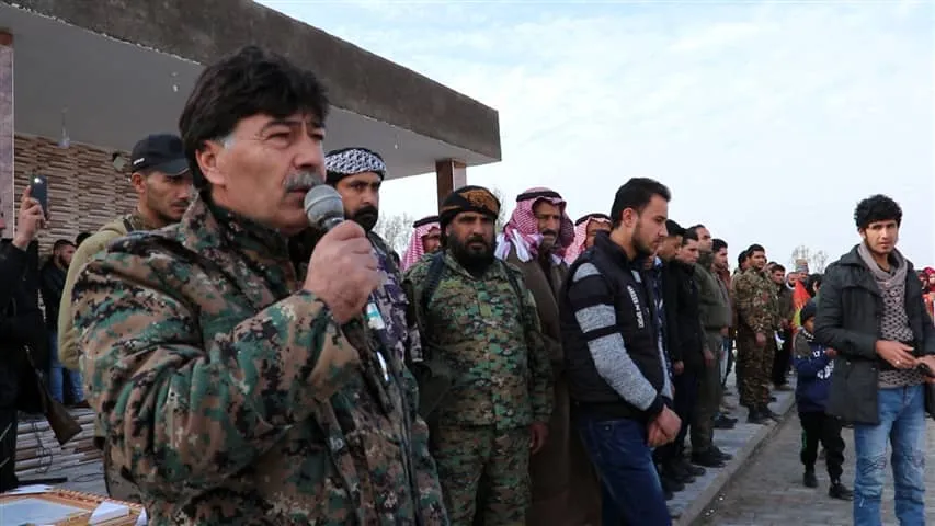 في مراسم الشهداء.. أهالي الشدادي رفضوا التهديدات التركية