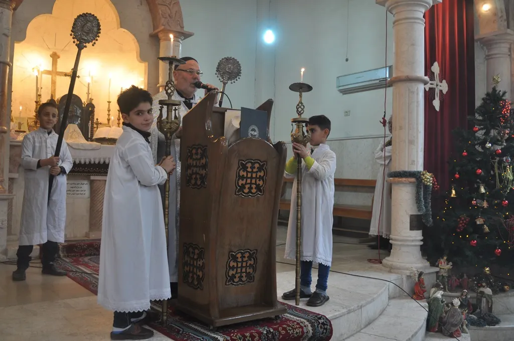 إحياء عيد النويل في سري كانيه