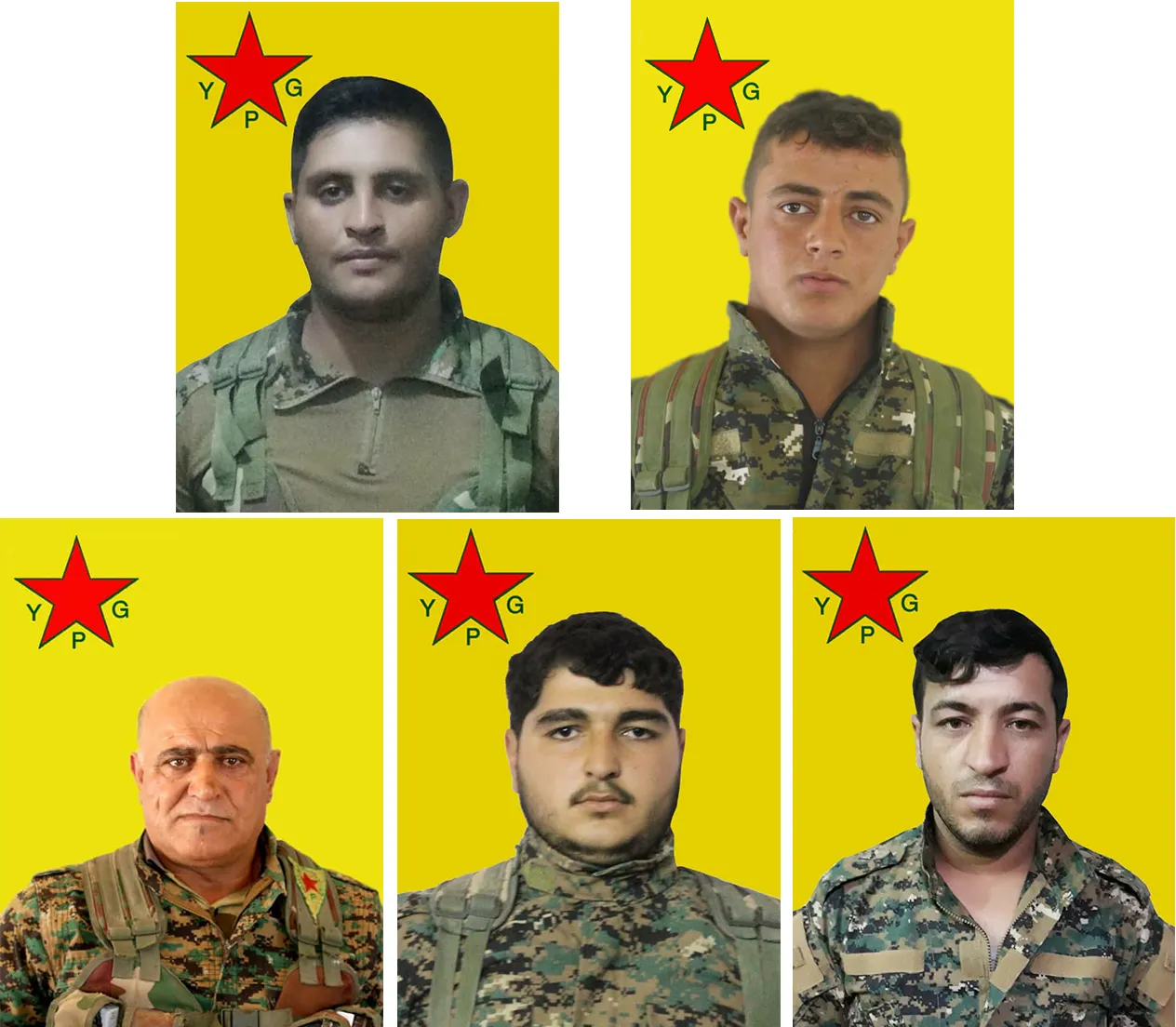 YPG تكشف سجل 5 من مقاتليها استشهدوا بدير الزور وحلب