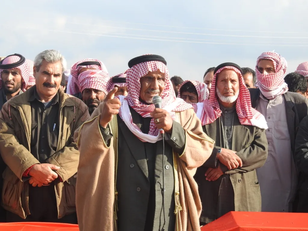 بمراسم مهيبة...أهالي مقاطعة كري سبي يودعون شهداء معركة دحر الإرهاب