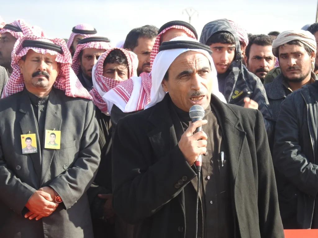 بمراسم مهيبة...أهالي مقاطعة كري سبي يودعون شهداء معركة دحر الإرهاب