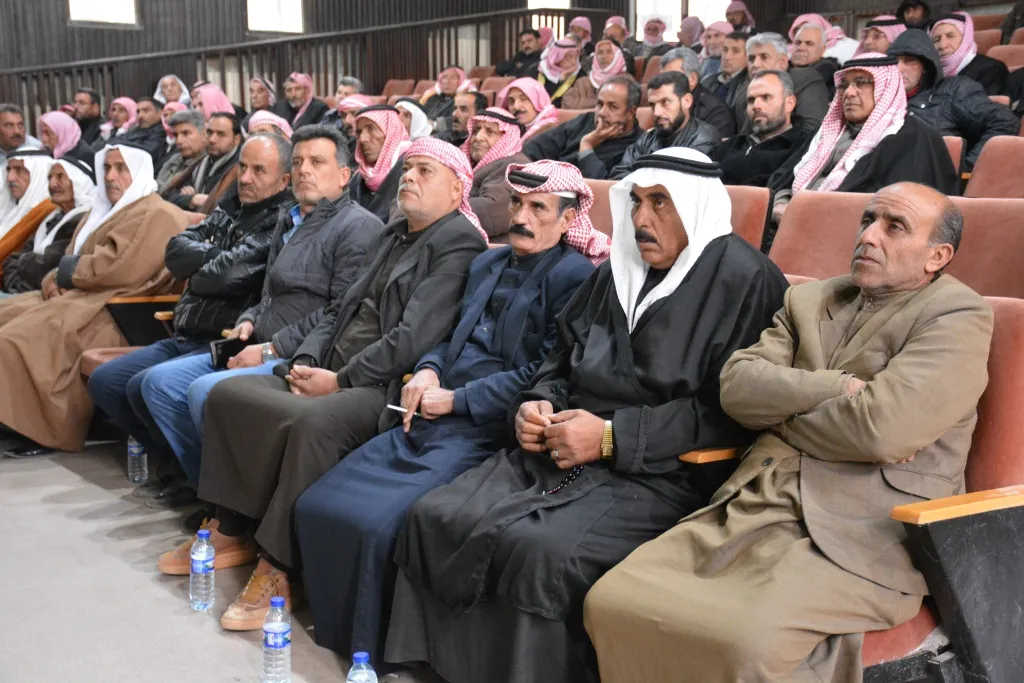 عشيرة العون تؤكد وقوفها مع ق س د للخروج من الأزمة الراهنة