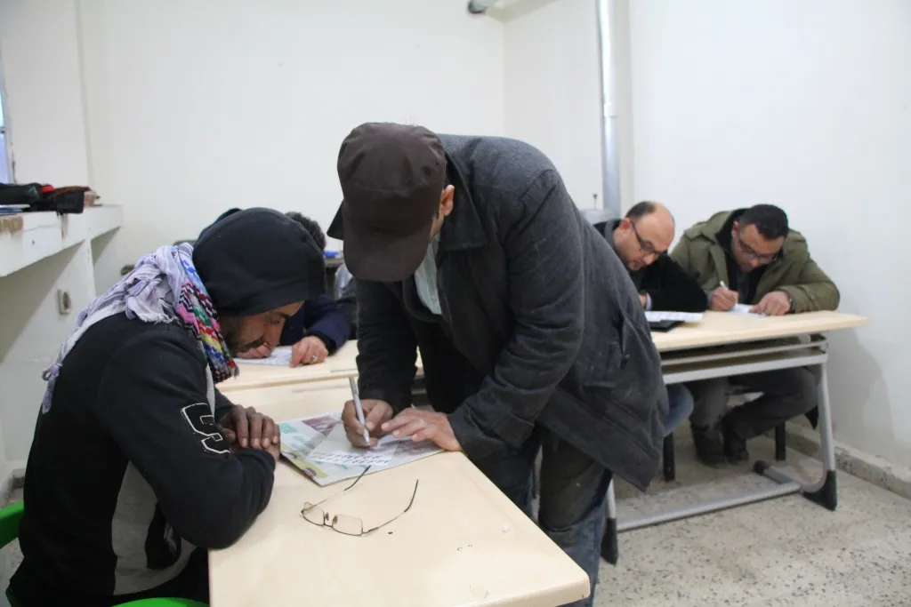 لجنة الثقافة والفن في منبج تحيي فن الخط العربي