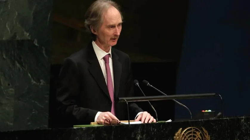 بيدرسون يغادر سوريا بعد زيارة استغرقت 3 أيام