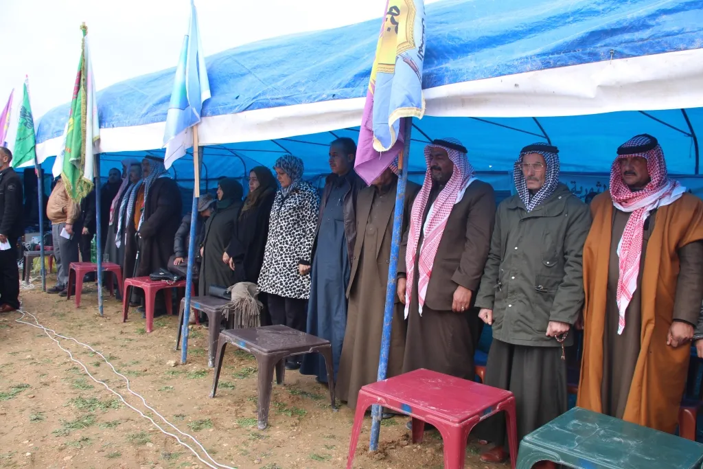 من خيمة الاعتصام : سنحافظ على وحدة الأرض والشعب