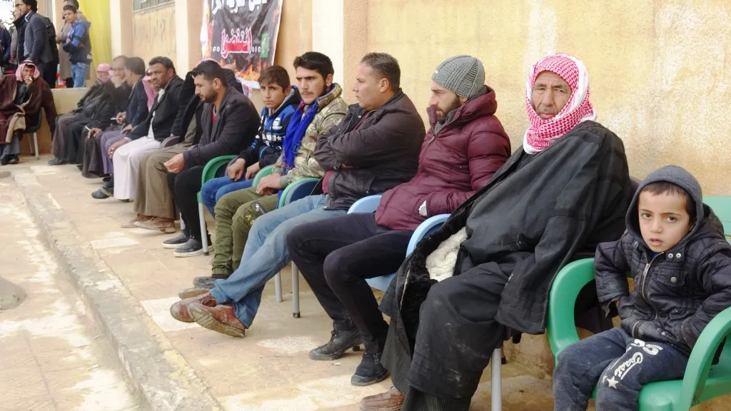 أهالي أبو خرزة يتضامنون مع المعتصمين ويؤكدون رفضهم للتهديدات التركية