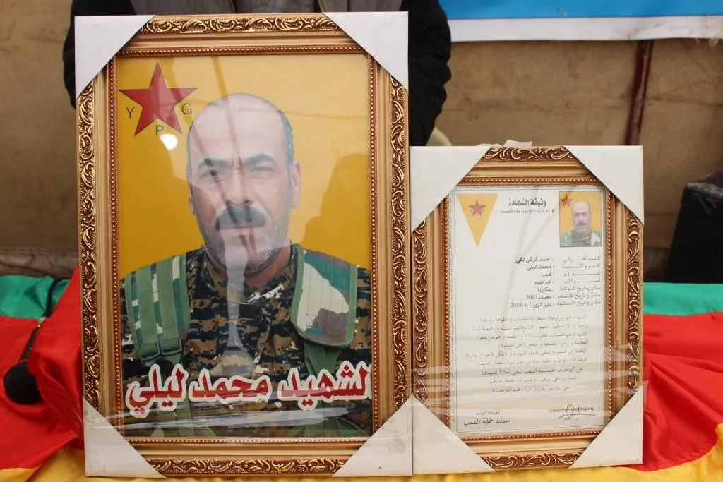 أهالي تل حميس يقدمون واجب العزاء لذوي الشهيد محمد ليلي