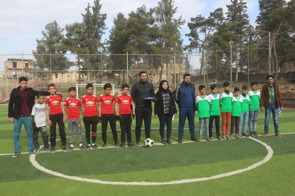 انطلاق دوري المدارس الابتدائية لكرة القدم في منبج